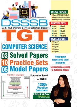 DSSSB TGT COMPUTER SCIENCE SOLVED, PRACTICE, MODEL PAPERS