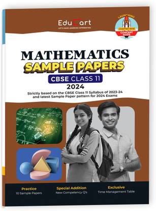 Educart CBSE Mathematics Class 11 Sample Paper 2023-24 (Introducing Revision Maps and Past Year Papers) 2024