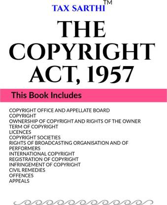 THE COPYRIGHT ACT, 1957
