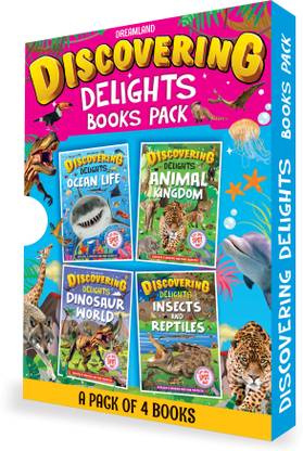 Discovering Delights Activity Book Pack for Kids Age 4 -10 years - A Set of 4 Books
