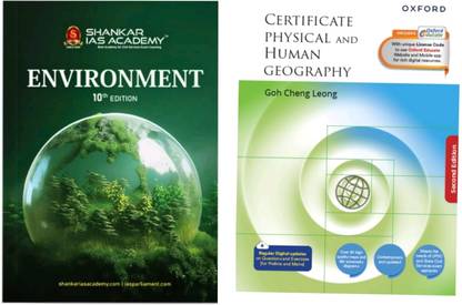 Environment shankar ias 10th Edition and Certificate physical and human geography gc Leong 2 books set in english