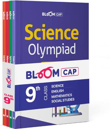 Arihant Bloom CAP Olympiad Science, Social Studies, Mathematics, English Class 9 (Set of 4 books)