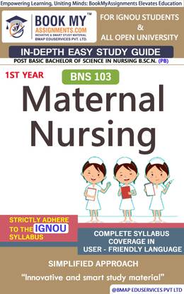 IGNOU BNS 103 Maternal Nursing Study Material (In Depth Guide) For Ignou Student