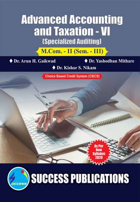 Specialized Areas in Auditing (Account-VI) (304),M.Com Sem-III