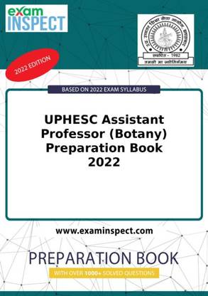 UPHESC Assistant Professor (Botany) Preparation Book 2022