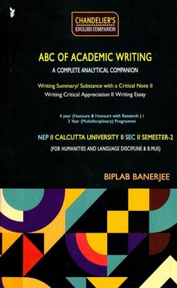 ABC OF ACADEMIC WRITING | NEP | SEC | SEMESTER-2 | CALCUTTA UNIVERSITY