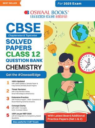 CBSE Question Bank Chapterwise and Topicwise SOLVED PAPERS_Class 12_Chemistry_For Exam 2024-25
