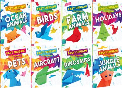 Easy Origami For Beginners Step by Step(8 Volume Set)