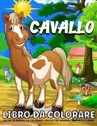 Libro Da Colorare Cavallo