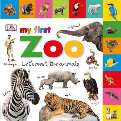 Tabbed Board Books: My First Zoo