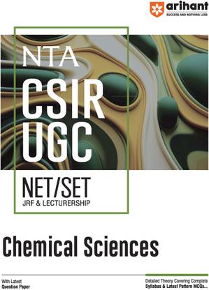 NTA CSIR UGC NET / SET JRF & LECTURERSHIP Chemical Sciences