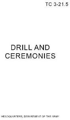 TC 3-21.5 Drill and Ceremonies