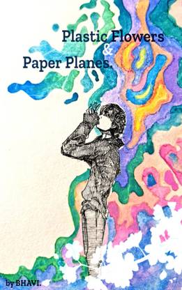 plastic flowers and paper planes