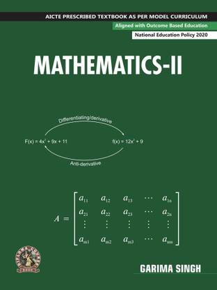 Mathematics-II | AICTE Prescribed Textbook  - Book Code: DIP125EN
