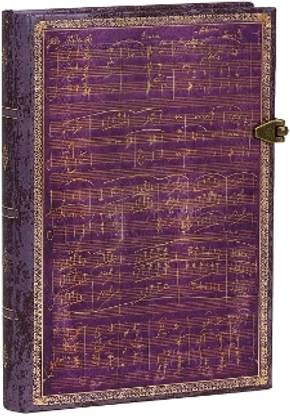 Beethoven's 250th Birthday (Special Editions) Midi Unlined Hardcover Journal (Clasp Closure)