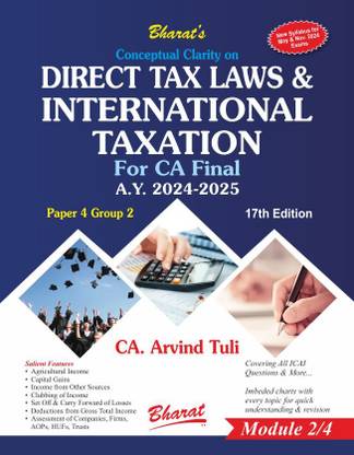DIRECT TAX LAWS & INTERNATIONAL TAXATION For CA Final (Paper 4 Group 2)