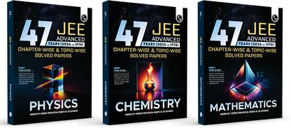 PW 47 Years JEE Adv Solved Papers: Physics, Chemistry, Maths (1978-2024) Combo Set