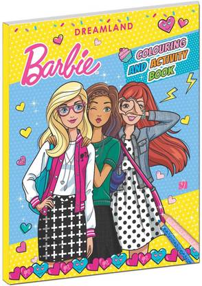 Barbie Colouring and Activity Book  - Filled with Barbie characters, Each page | Barbie Colouring Book for Little Artists | Coloring Book for Kid