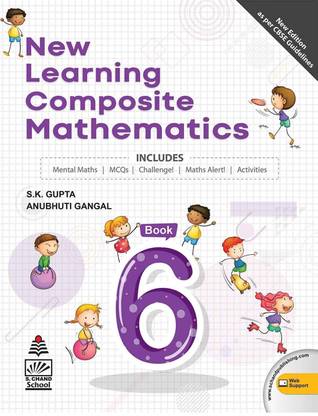 New Learning Composite Mathematics-6 with 2 Disc