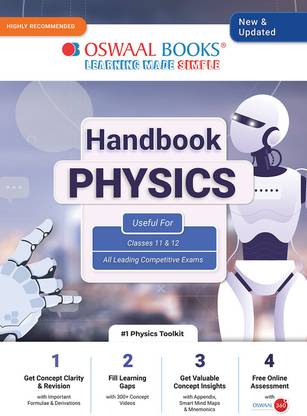 Oswaal Handbook Of Physics Class 11 & 12 | Must Have For JEE / NEET / Engineering & Medical Entrance Exams