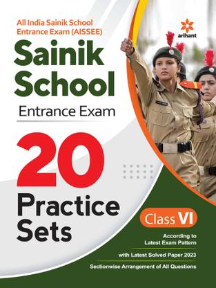 20 Practice Sets Sainik School Entrance Exam Class 6 2024