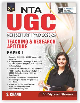 Nta UGC Net Set Jrf Paper 1 3rd Edition