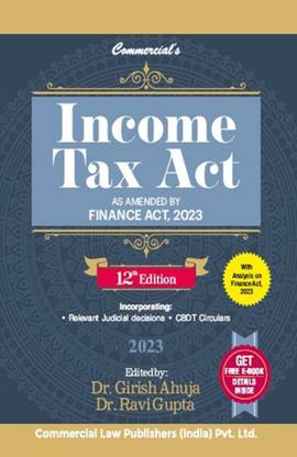 Income Tax Act, As Amended by Finance Act, 2023