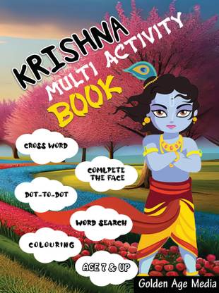 Krishna and Gopal Multi Activity Book.(Combo of 2)