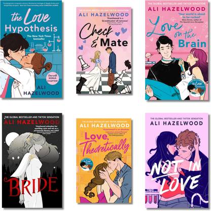 Ali Hazelwood Books Collection (The Love Hypothesis, Love on the Brain, Love Theoretically, Check & Mate, Bride, Not in Love), Ali Hazelwood, Paperback, English