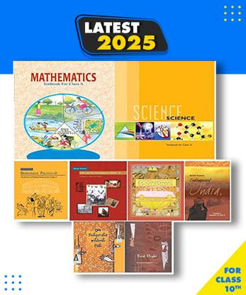 NCERT Books Set Class 10 With Binding, NCERT|New Latest Edition For 2025-2026