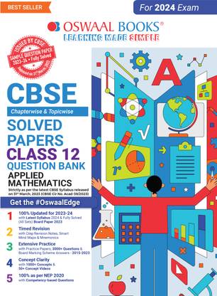 CBSE Chapterwise Solved Papers 2023-2014 Applied Mathematics Class 12th (2024)