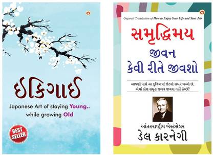 Best Inspirational Books in Gujarati - Ikigai + How to Enjoy Your Life and Your Job