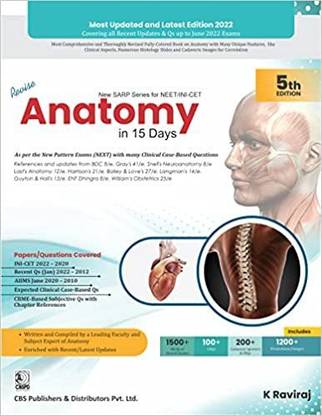 New SARP Series for NEET/INI-CET Revise Anatomy in 15 Days