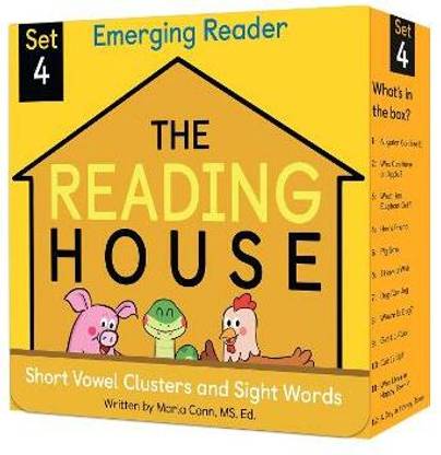 The Reading House Set 4: Short Vowel Clusters and Sight Words