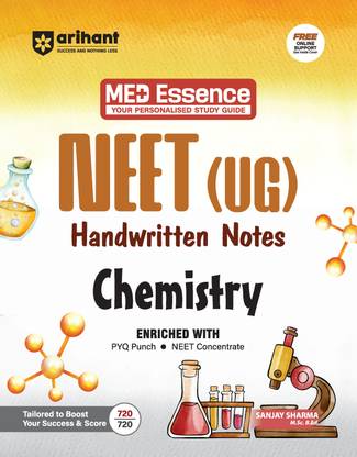 Arihant NEET (UG) Chemistry Handwritten Notes for Exam 2026 | Complete NEET Concentrate with PYQ Punch, MCQ Punch | First and Only NEET Targeted Handwritten Notes