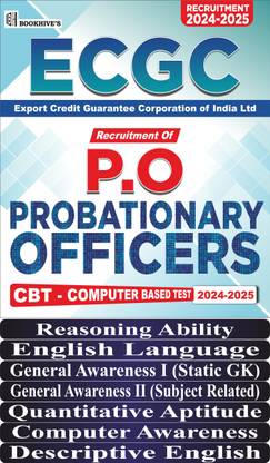 ECGC PO 2024-2025 Export Credit Guarantee Corporation of India Probationary Officer (Set of 8 Books)