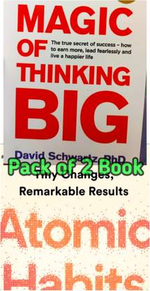 Combo pack of 2 books, The Magic of Thinking Big and Tiny Changes Remarkable Results.
