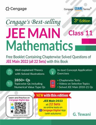 JEE Main Mathematics: Class 11 (Book + Booklet) with Free Online Assessments and Digital Content 2023