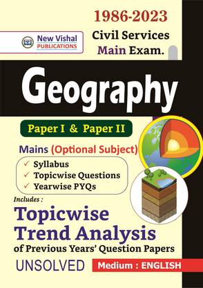 UPSC Civil Services Geography Optional (Mains) Topicwise Trend Analysis (Unsolved) (1986-2023)