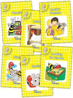 Jolly Phonics Readers, Inky & Friends, Level 2  - Phonic, Hetty Zack's Present, Picnic, Spots & Looking for Snake
