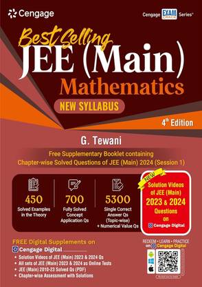 JEE Main Mathematics: 2024 Session 1 - Solved PYQs with Free Print & Video Solutions + Online Assessments + Digital Content