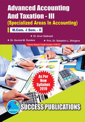 Specialized Areas in Accounting (Account-III),M.Com Sem-II