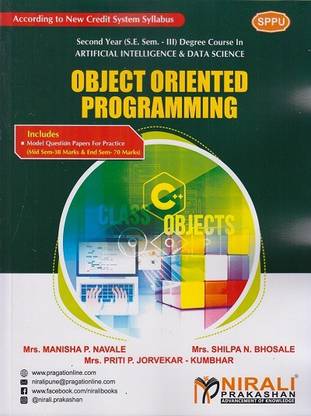 OBJECT ORIENTED PROGRAMMING - For Second Year (SY) B.Tech / B.E Degree in Artificial Intelligence & Data Science - Semester 3 - SPPU (Pune University)