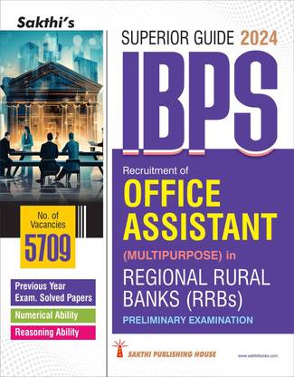 IBPS Office Assistant Multipurpose in Regional Rural Banks (RRBs) Preliminary Examination Books 2024