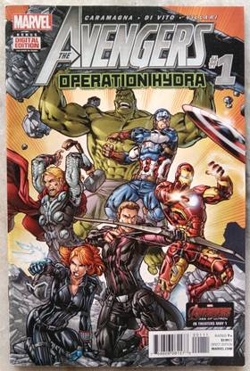 Avangers First Issues of Operation hydra | Iron Man, Captain Amarica, Hulk, Thor, and Many More | Multi Superhero comics with 1 Disc