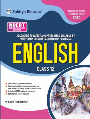 Sahitya Bhawan Topic Wise Textbook Class 12 English based on NCERT for UP Board, other state boards, CBSE, and Competitive Exams Preparation