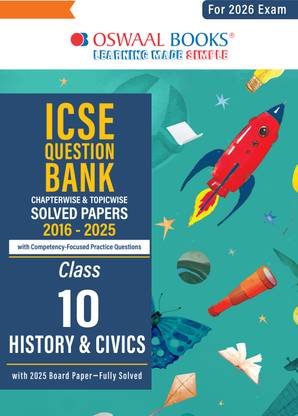 ICSE Question Bank Chapter&Topicwise Papers Class 10 History & Civics For 2026 Exam