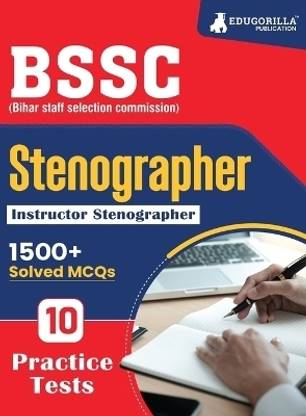 BSSC Stenographer/Instructor (English Edition) Exam Book 2023 - Bihar Staff Selection Commission 10 Full Practice Tests with Free Access To Online Tests  - Bihar Staff Selection Commission | 10 Full Practice Tests with Free Access To Online Tests