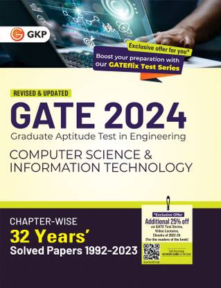 Gate 2024 - Computer Science and Information Technology - 32 Year's Chapter Wise Solved Papers (1992-2023)