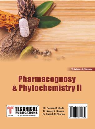Pharmacognosy & Phytochemistry II - for B. PHARMACY PCI SYLLABUS - TEXTBOOK